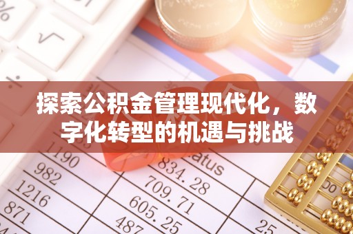 南区探索公积金管理现代化，数字化转型的机遇与挑战