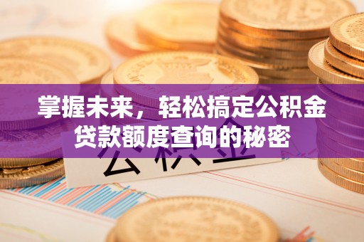 南区掌握未来，轻松搞定公积金贷款额度查询的秘密