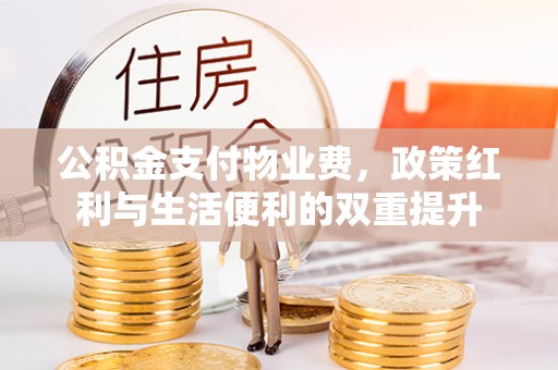 南区公积金支付物业费，政策红利与生活便利的双重提升