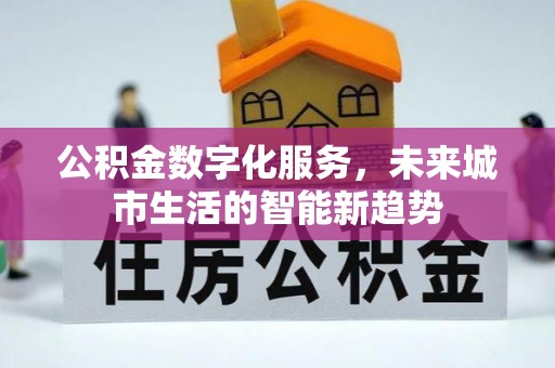南区公积金数字化服务，未来城市生活的智能新趋势